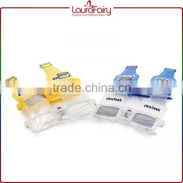 Laura Fairy Custom Logo New Design Yellow Frame Beer Bottle Shaped Party Sunglasses photo-6