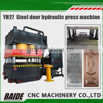 Hydraulic metal sheet embossing machine