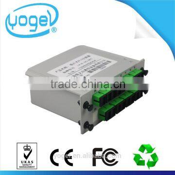 Profession Produce Inserting single mode 1x16 SC/APC Optical Fiber Coupler Splitter