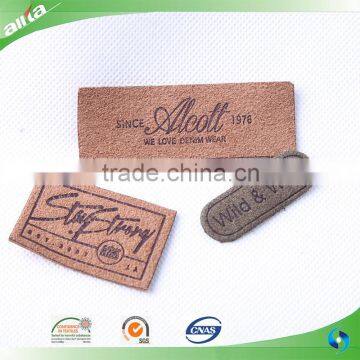 leather label