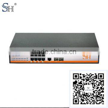 IEEE802.3 at IP Surveillance Cameras Din Rail 8 Full Gigabit Poe Switch photo-5