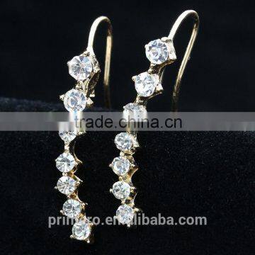New Designer Fashion Jewelry 7 Cubic Zircon Stones Earrings photo-5