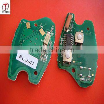 Tongda 2B remote car key PCB 433mhz 7947 chip for Renault