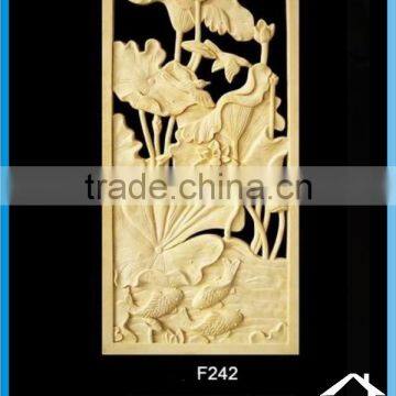 Cast stone wall murals