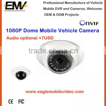 1080P CMOS Mobile Vehicle Dome IP Camera