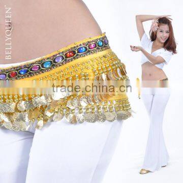 Velvet Belly Dance Gold Coins Belt More Colors ,BellyQueen photo-3