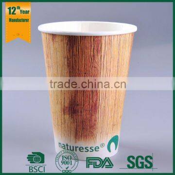 PLA disposable cheap coffee paper cups