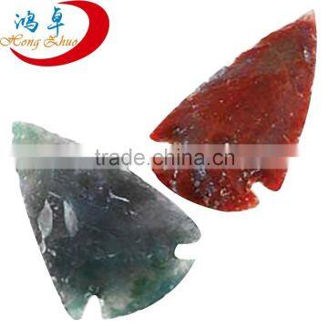 Wholesale Agate Stone Spearhead Arrowhead Point Pendant