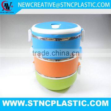 3-LAYER 2100ML Sturdy Lunch Crock Food Warmer Food Container Set