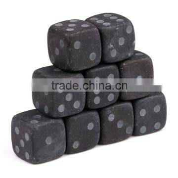 9 pcs per set engraved black marble wine stone for Bar Accessories                        
                                                Quality Choice
