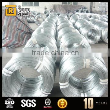 hot dipped galvanized steel wire/18 gauge electro galvanized wire