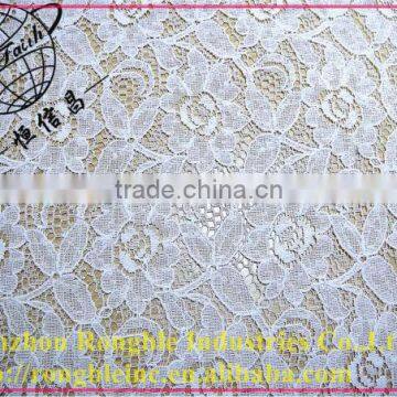 2014 fashion flore lace fabric for garment and high quality dress