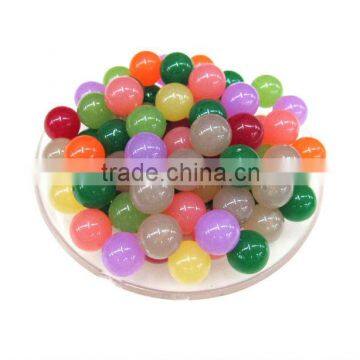 wholesale fashion accessory plastic jelly round bead for bracelets