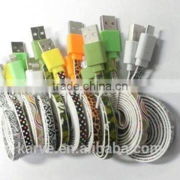 2015 Innovative Products New Style Camouflage Micro Usb Cable