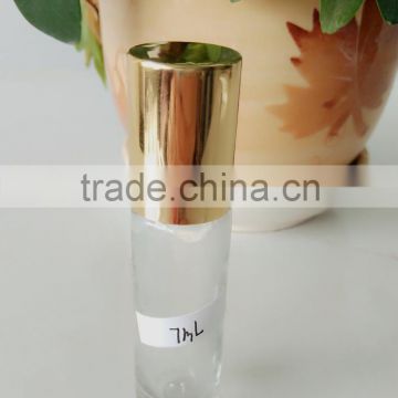 7ml roll on clear glass bottle/glass vial