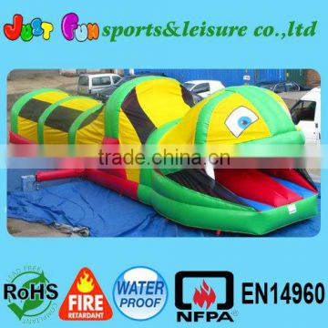 inflatable animal fun run, inflatable animal obstacle course