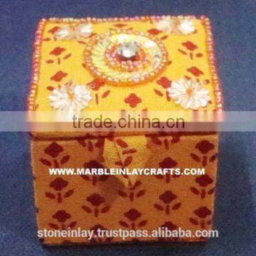 Handmade Zari Beaded Box