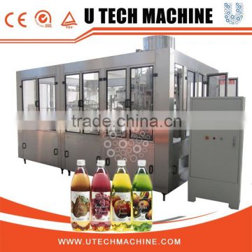 automatic juice bottle washing filling capping machine