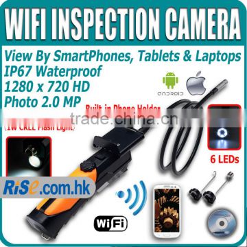 HD Waterproof iPad IPhone iOS Android WiFi Inspection Camera Borescope Endoscope