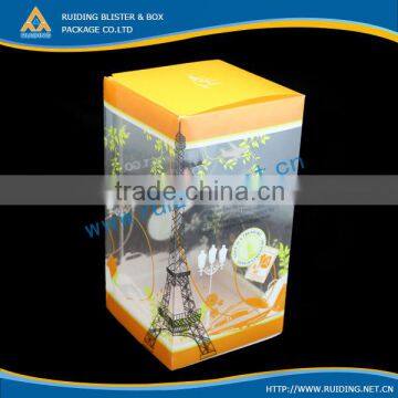 fashion clear plastic bracelet box