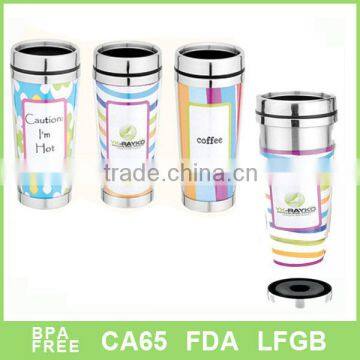 Attractive 12 oz plastic mug