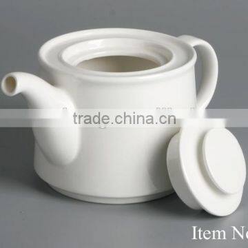 Restaurant Plain Fine China Ceramic Teapot photo-6
