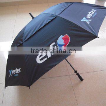 30inch double canopy windproof golf umbrella-manul open mechanism