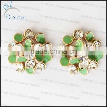 fancy korean stud earrings