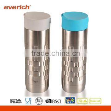Everich Double Wall Insulation S/S 18/8 One Touch Open Lid Stainless Vacuum Flask photo-4