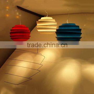 Unique Suspension Lamps Green white Red Colors with 3*E27 for Dinning Rooms