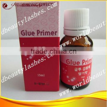 professional eyelash tool Korea strawberry flavor glue primer for eyelash extension