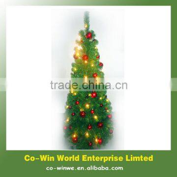 Pre-Lit 150cm decorative folded Christmas tree