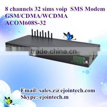 goip8 gsm/cdma/wcdma bulk sms sending device SMS Modem with 32 sims