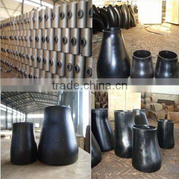 carbon steel concentric reducer dimensions &A234WPB pipe fittings &ASTM A234WPB sch40 pipe fitting concentric reducer