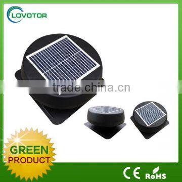Solar Driven Smoke Removing Air Exhaust Fan Roof Mounted With Battery photo-4
