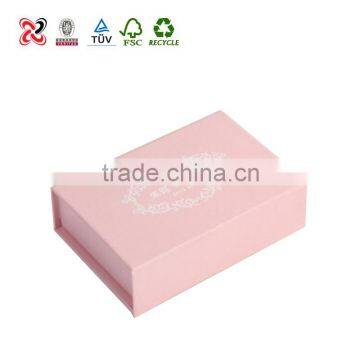 Fashion Empty Pink magnetic closure gift box