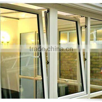 pvc window and high quality tilt and turn window with handle