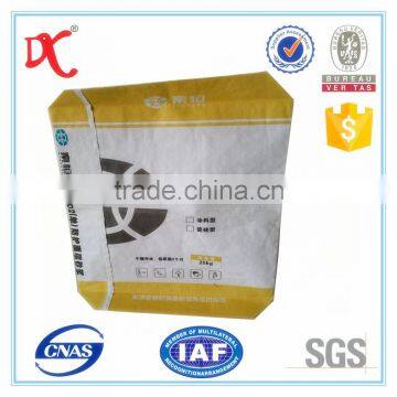 breathable one layer kraft paper laminated valve block cement bag