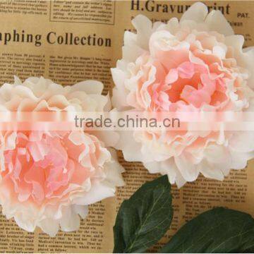 High Quality Artificial Flower Wedding Decorative Flowers Peony Silk Flower Single Artificial Peony