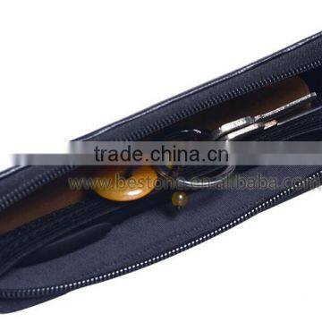 Custom Leather Pen Bag Case With Zipper photo-4