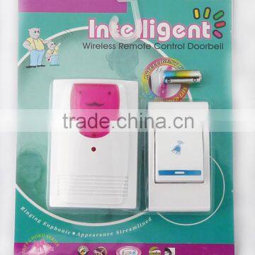 Mini Cheap Wireless Doorbell/Plastic Door Bell Remote control music doorbell