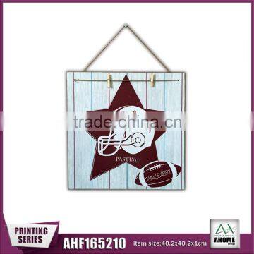 2016 New Style Wooden Paper Printing Photo Picture Frame With Wood Clips