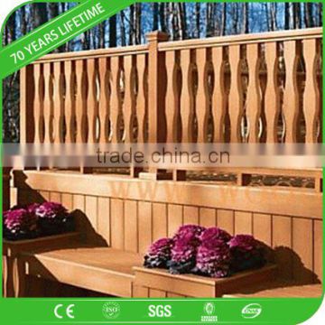 JFCG wood panel fence wood plastic composite garden fence