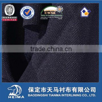 100% polyester necktie interlining fabric PA double dot 8316F