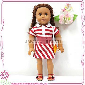 18 inch american girl doll stripe dress for sale