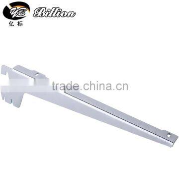 chrome hook slotted bracket for glass metal single bracket glass holder