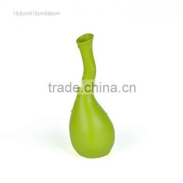 gourd shaped green ceramic flower vase YS141Z137