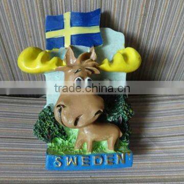 OEM ODM Polyresin Personalized 3d Fridge Magnet