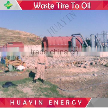 Unique catalyst waste lubricating oil distillation system