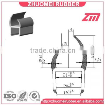 truck swing door dual-durometer pvc gasket